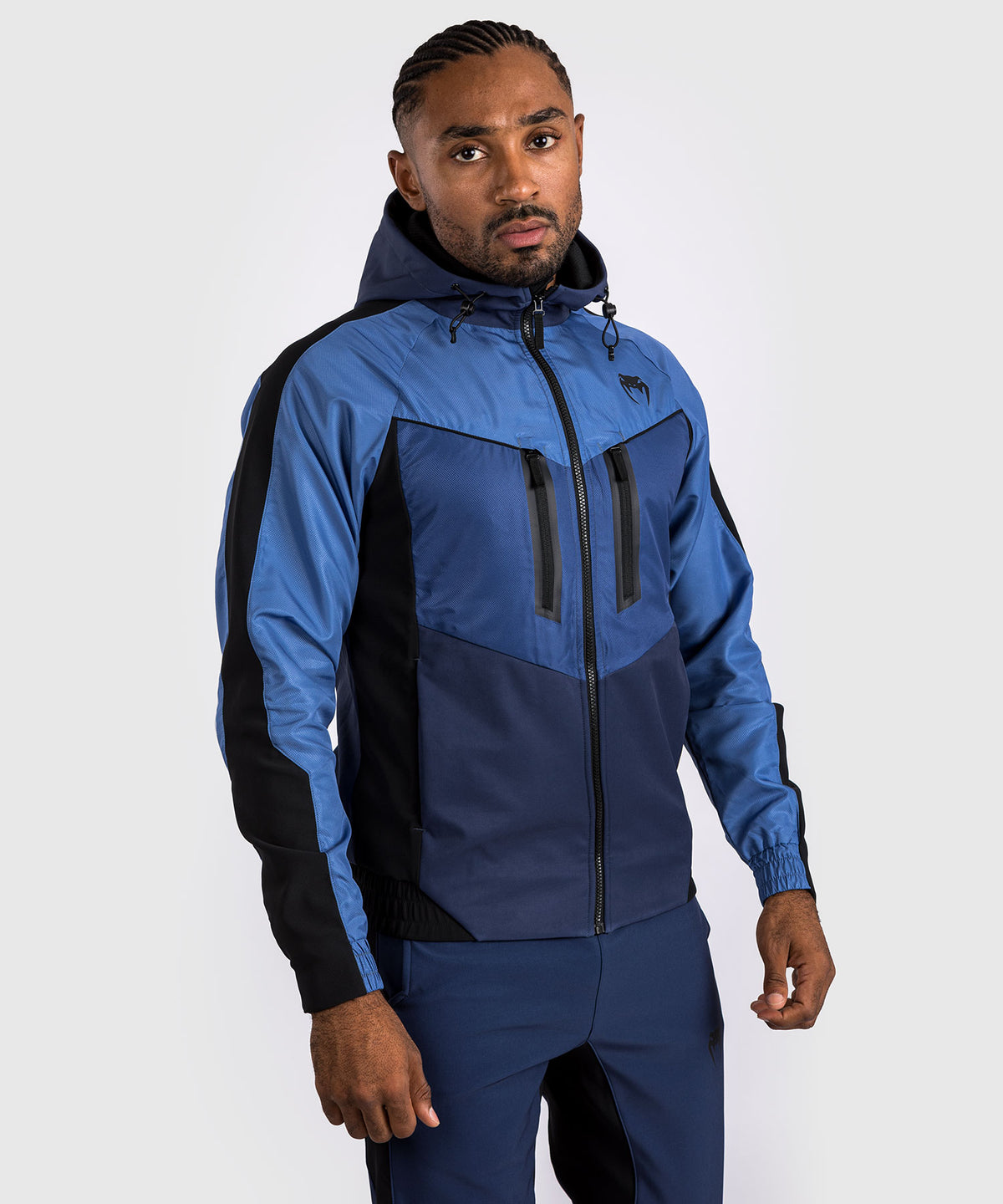 Venum Laser 3.0 Trainingsjacke - Schwarz/Blau