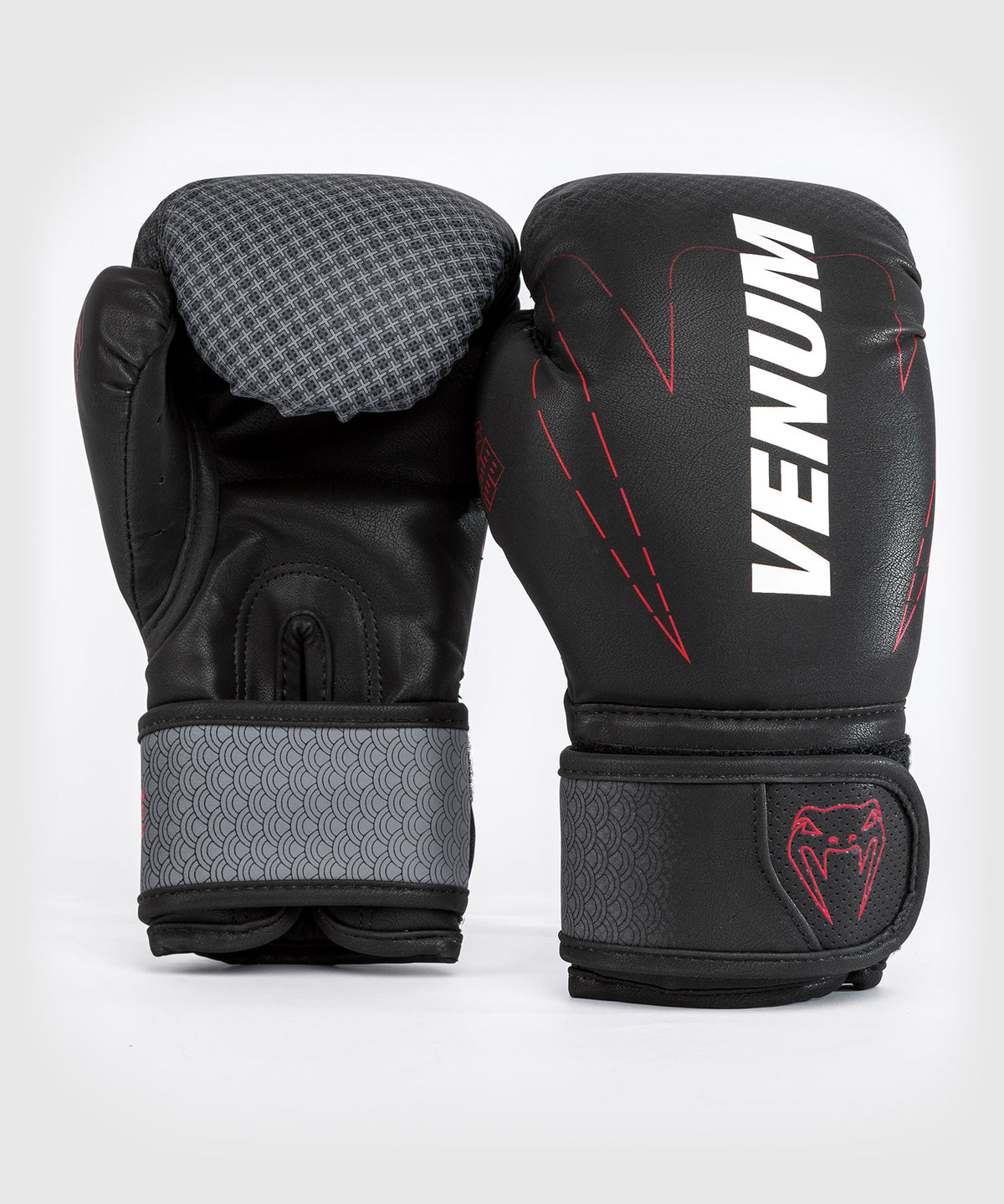 Gants De Boxe Venum Okinawa 3.0- Pour Enfant - Noir/Rouge