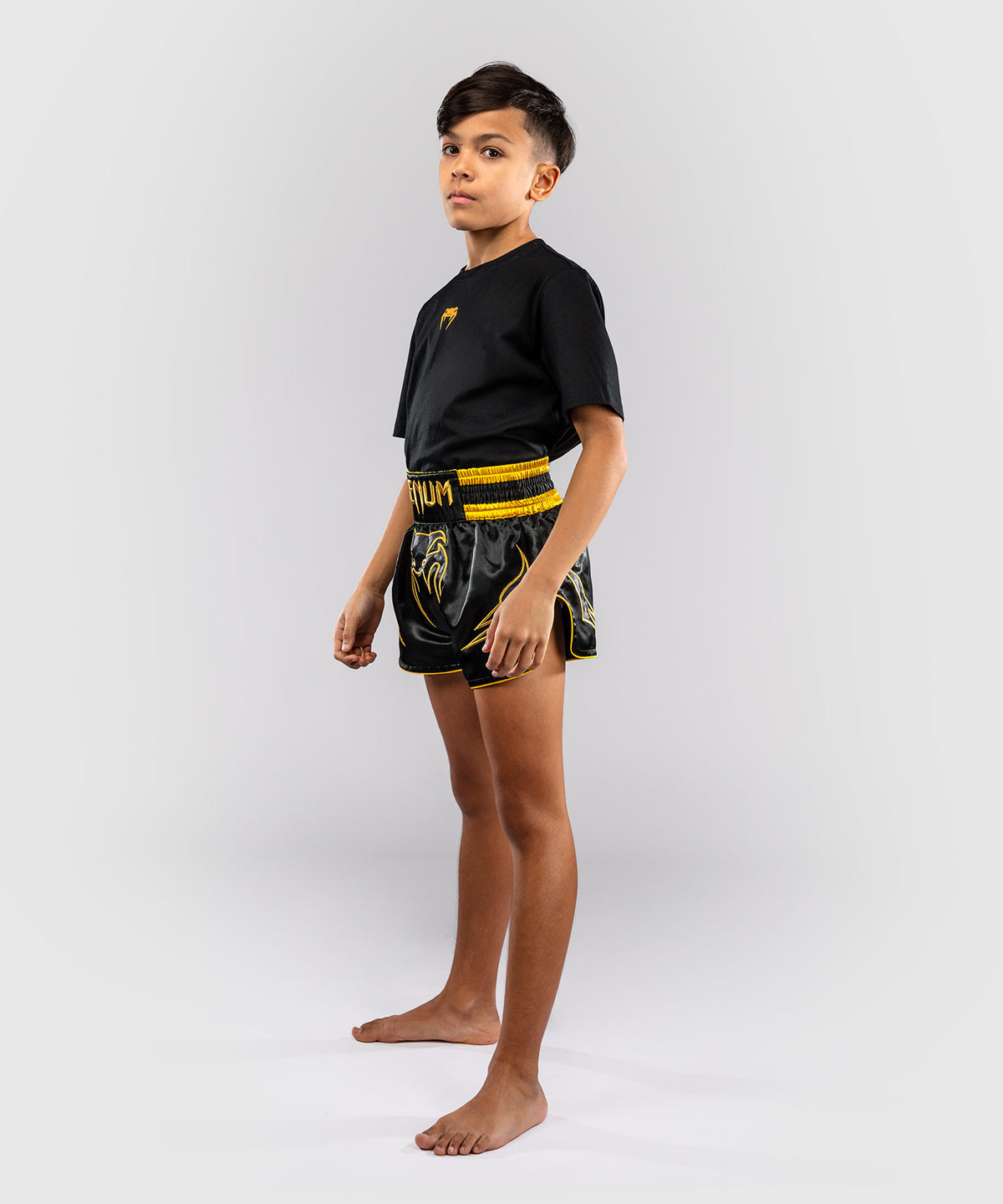 Short de Muay Thai Pour Enfant Venum Bangkok Fury - Noir/Or