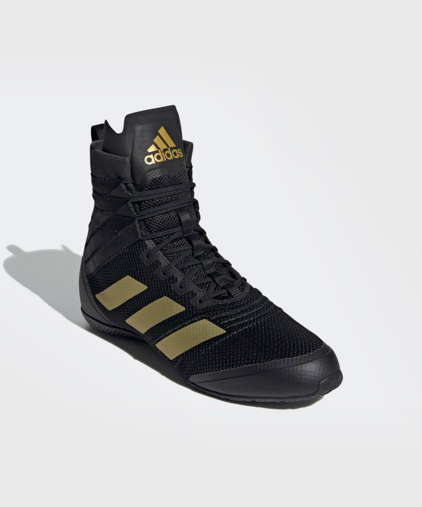 Adidas Speedex 18 Scarpe da Boxe - Nero/Oro Opaco