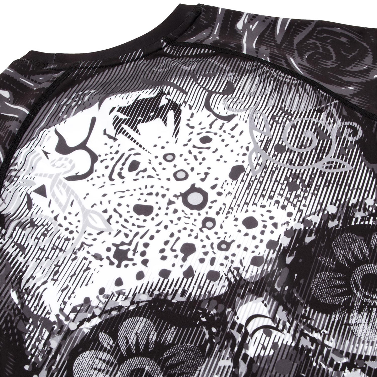 Rashguard Venum Santa Muerte 3.0 - Maniche lunghe - Nera/Bianca