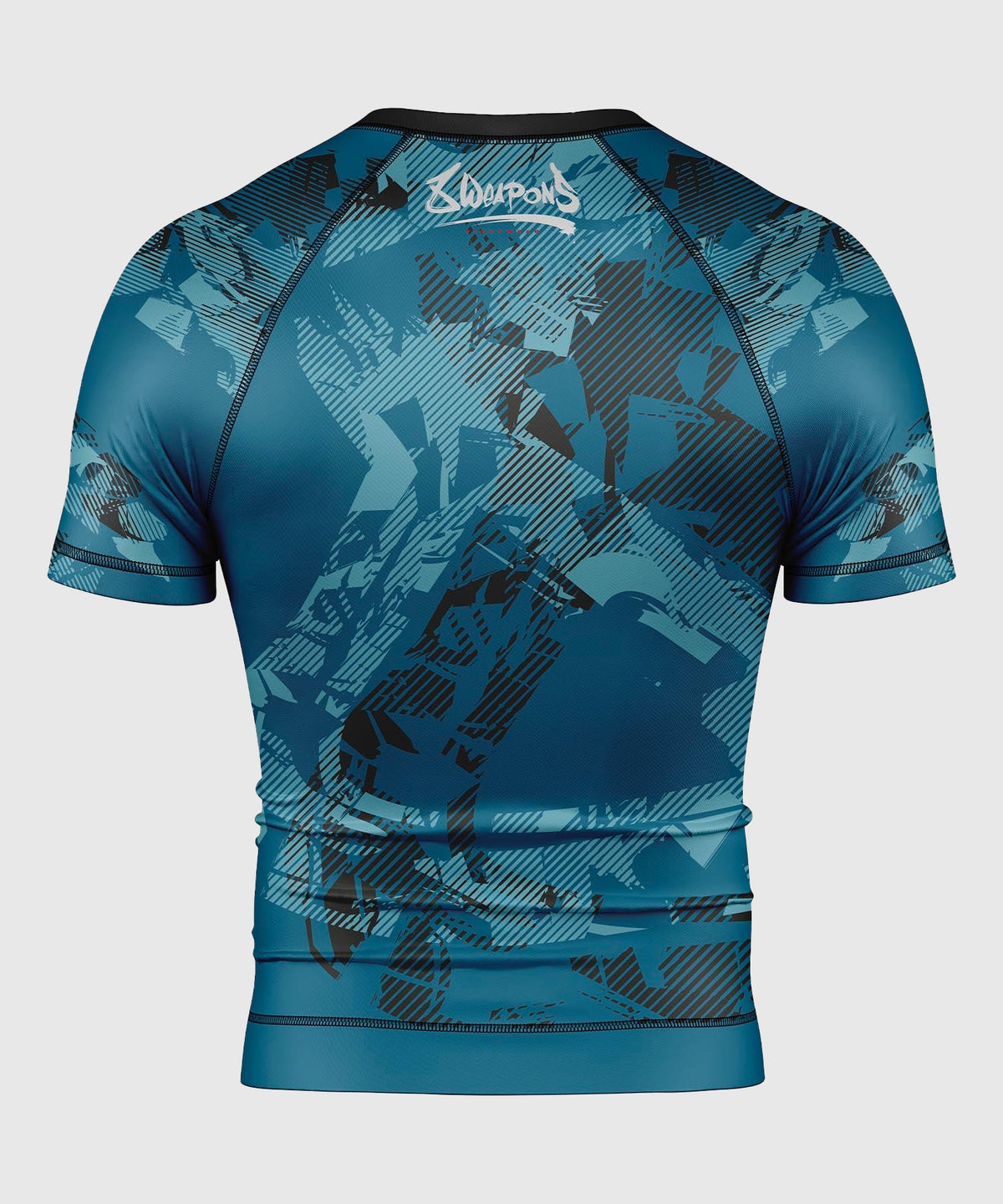 8 Weapons Hit 2.0 Rashguard de Manga Corta - Azul