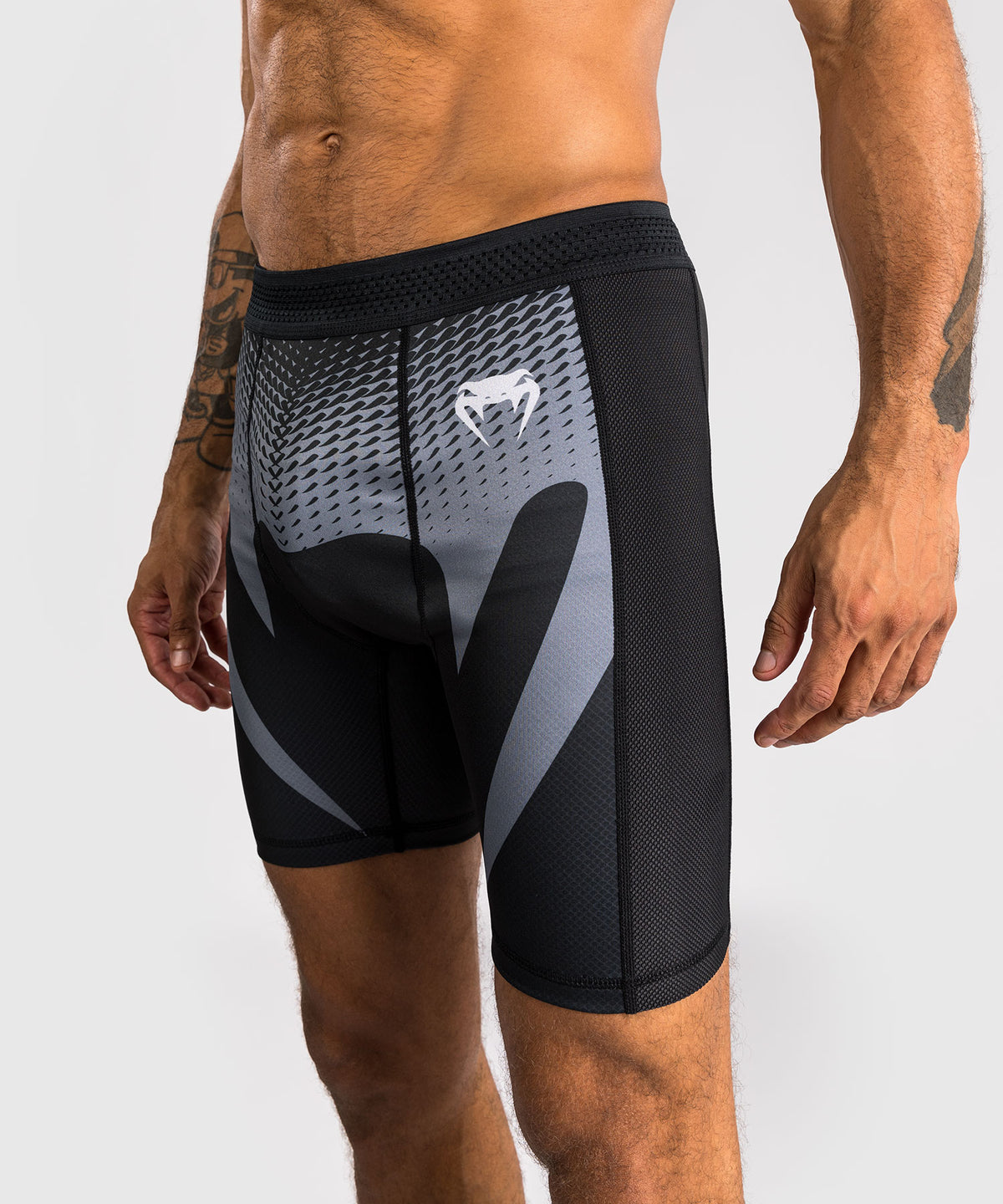 Venum No Gi Vale Tudo Pantaloncini - Nero/Grigio Argento