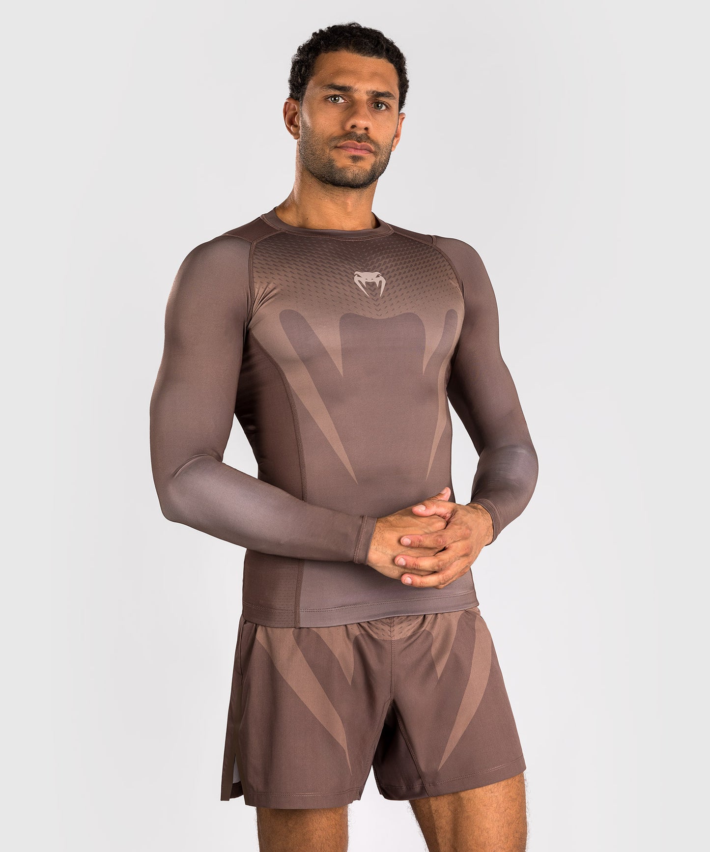 Venum No Gi Rashguards - Marrone Cioccolato