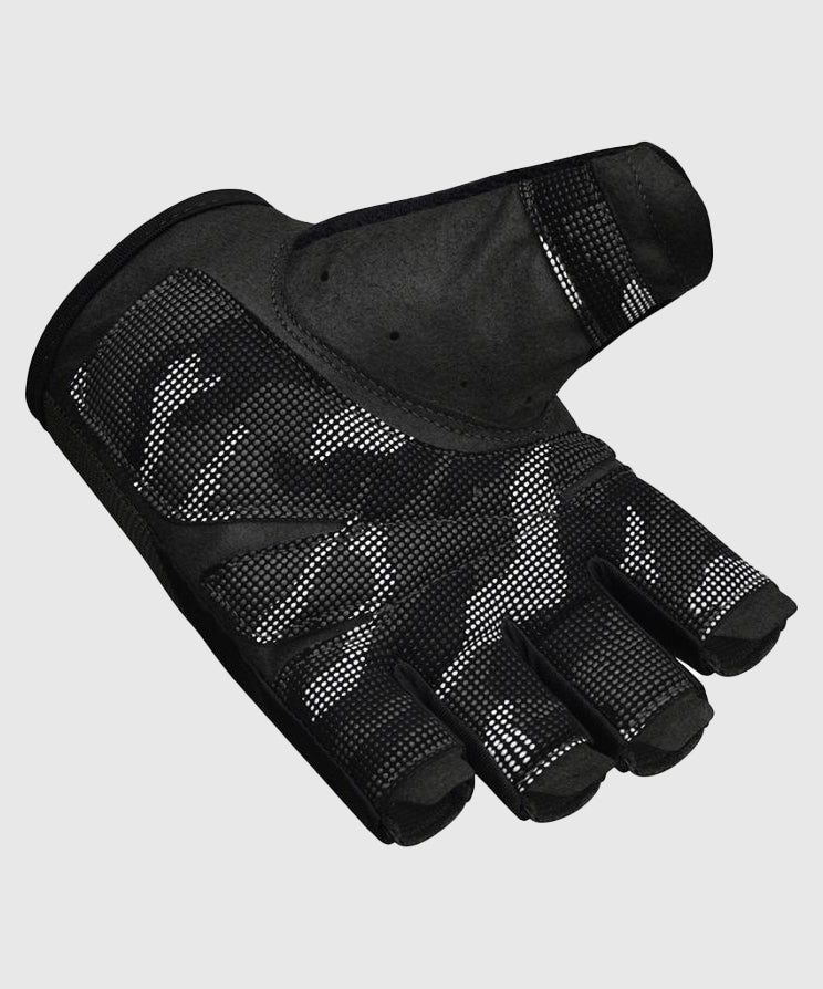 RDX T2 Weightlifting Gloves - Black Camo
