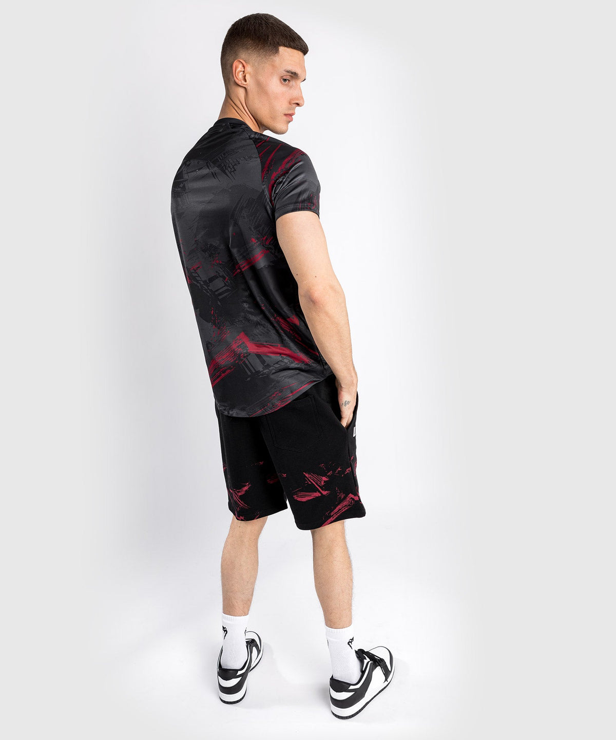 Dry Tech Kurzarm T-Shirt Mann UFC Venum Authentic Fight Week 2.0 - Schwarz
