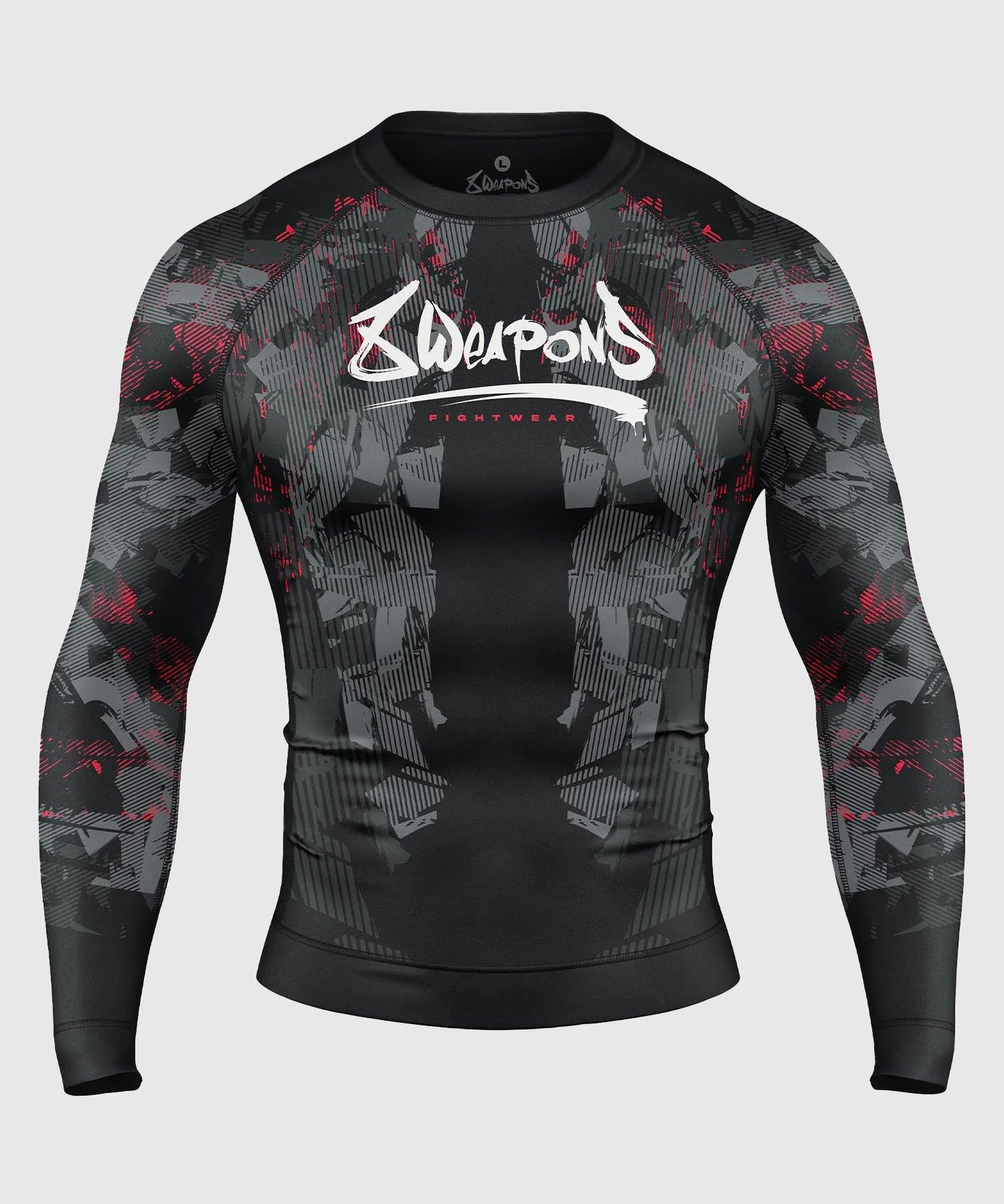 8 Weapons Hit 2.0 Long Sleeve Rashguard - Black