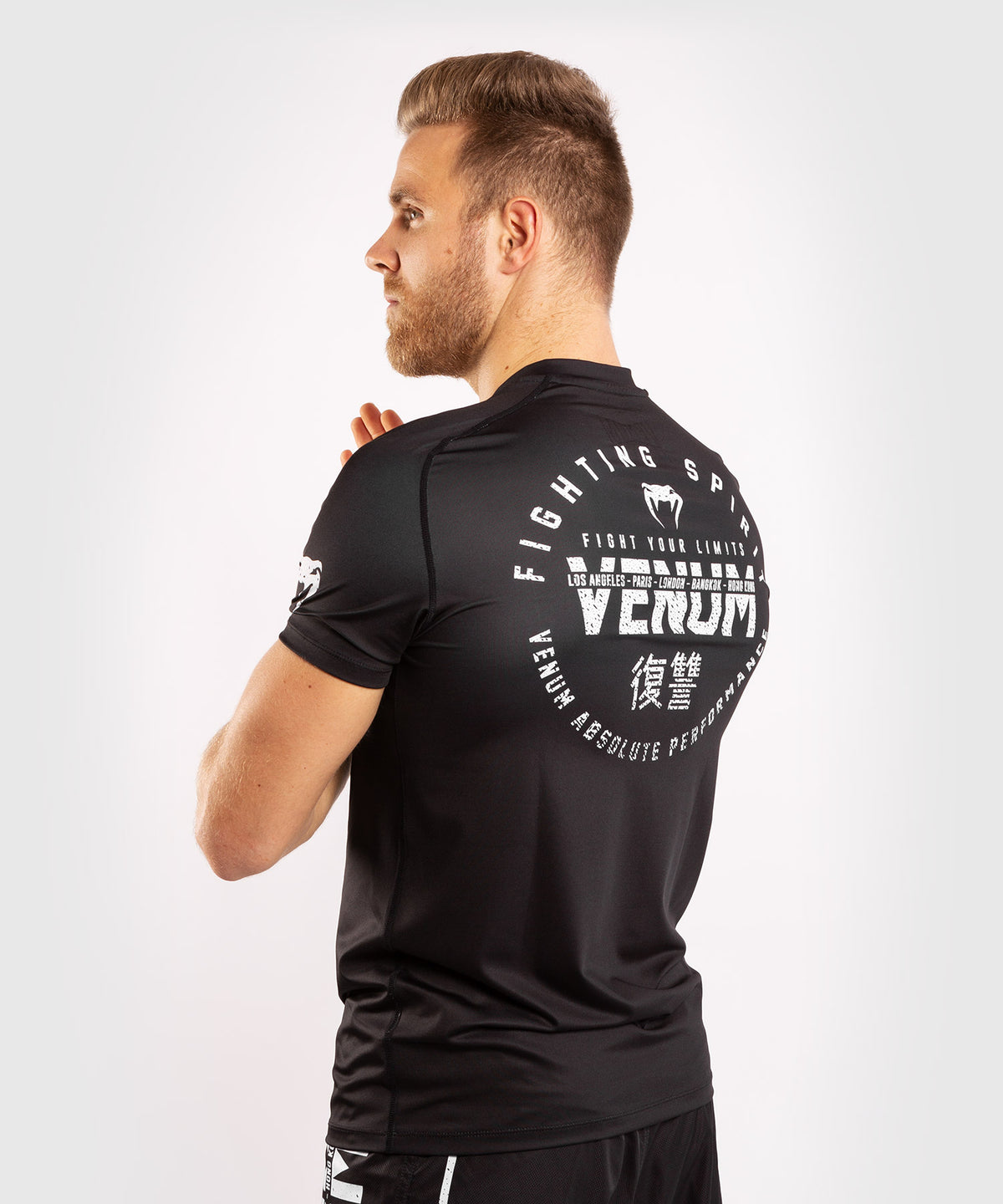 T-shirt Dry Tech Venum Signature - Noir/Blanc