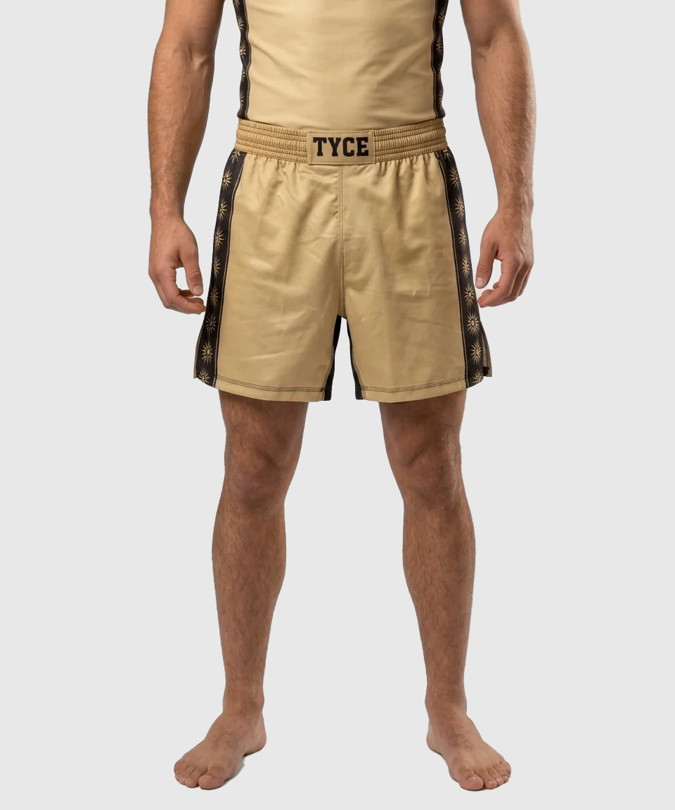 TYCE CULTURE OF WAR Alexander der Große Fightshorts - Gold