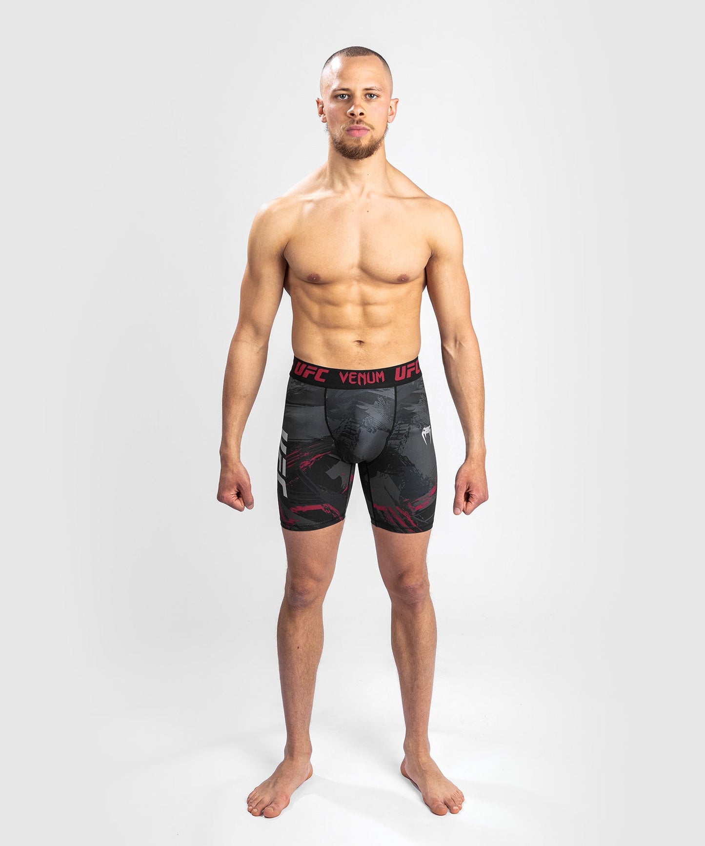Venum Authentic Fight Week 2.0 UFC Kompressionsshorts - Schwarz/Rot