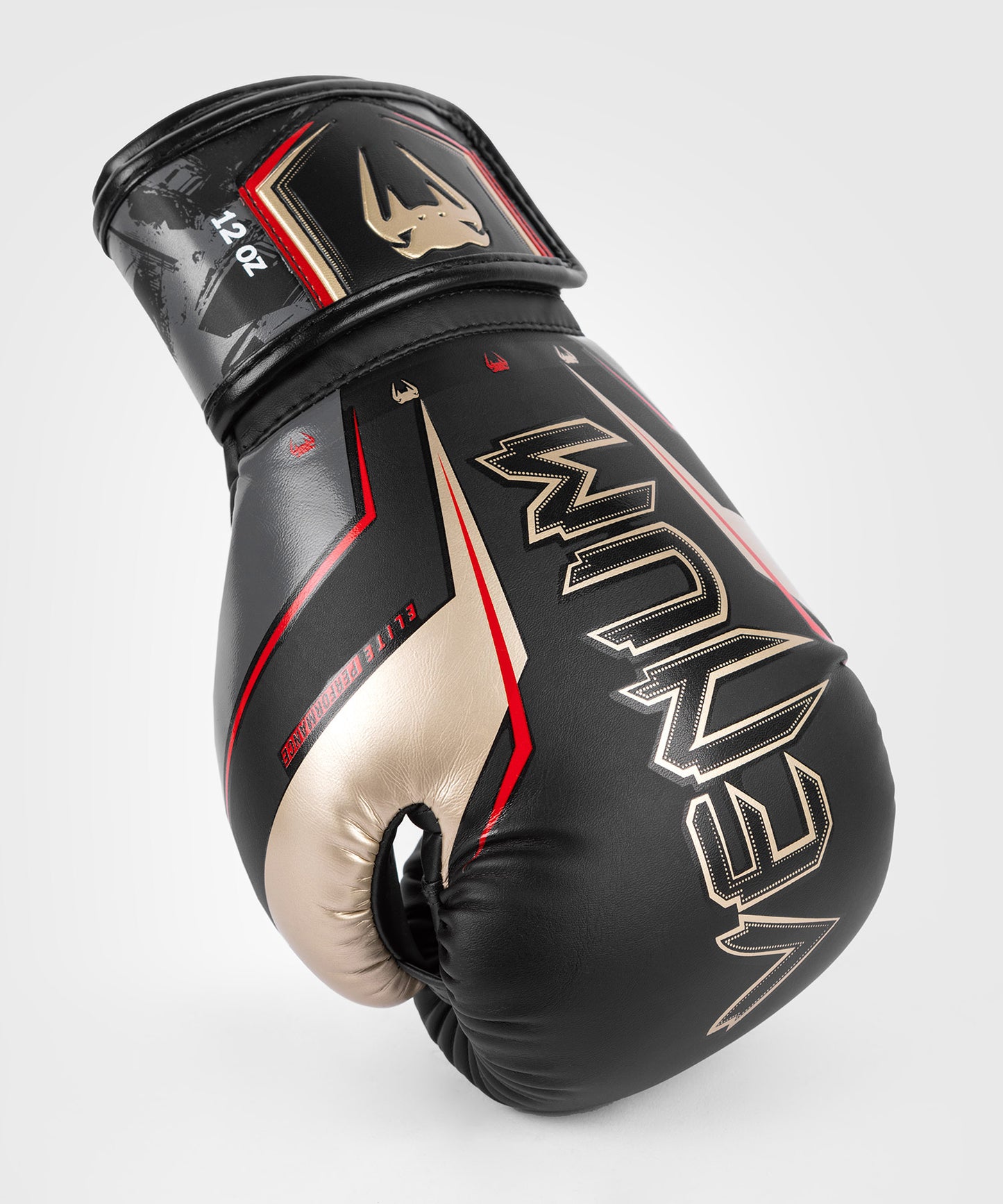Venum Elite Evo Boxhandschuhe - Schwarz/Gold/Rot