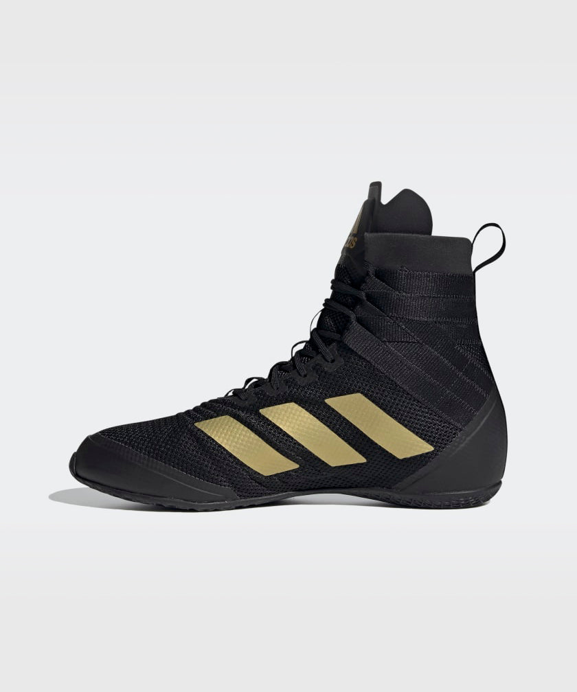 Adidas Speedex 18 Scarpe da Boxe - Nero/Oro Opaco