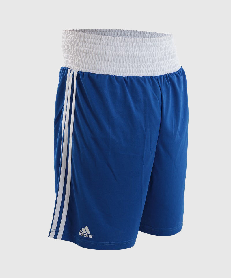 Adidas Pantaloncini Boxe Inglese - Blu/Bianco