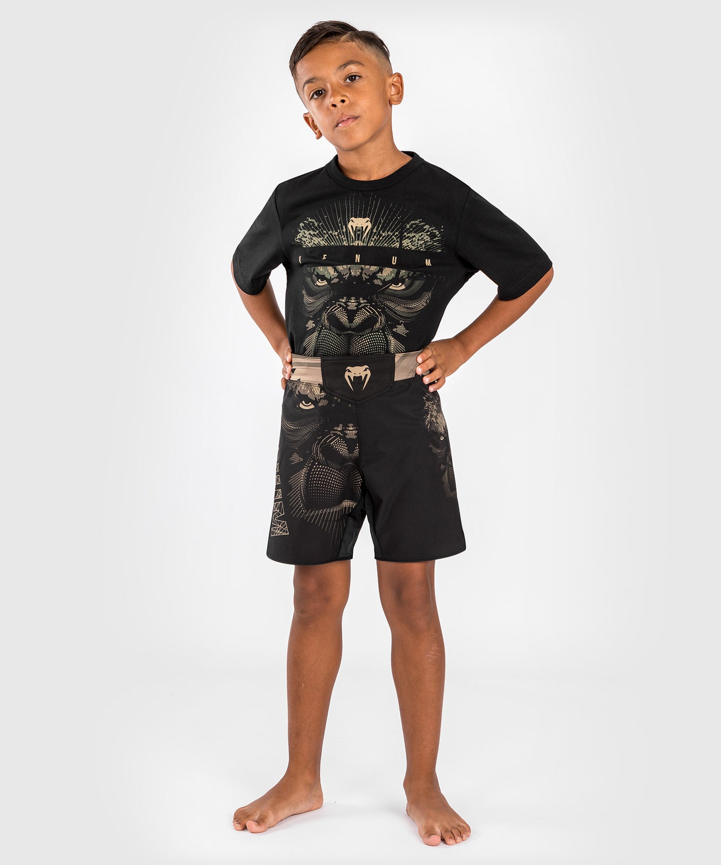 Venum Gorilla Jungle Kampfshort für Kinder - Schwarz/Sand