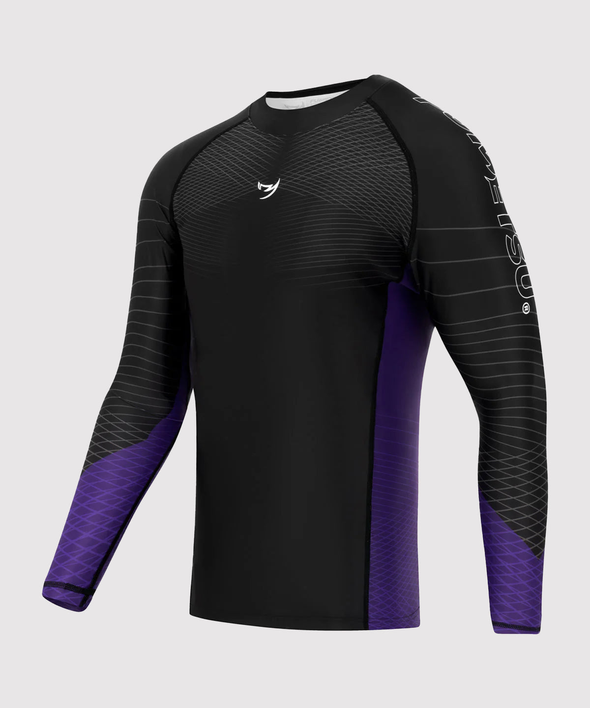 Fumetsu Competitor Mk2 Langarm-Rashguard - Schwarz/Violett