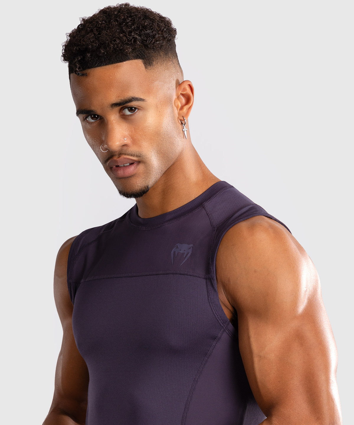 Venum G-Fit Air Rashguard sin Mangas para Hombre - Púrpura Profundo