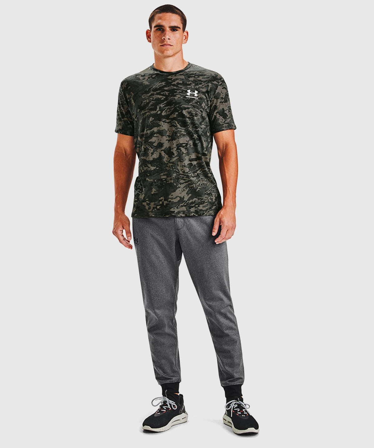T-Shirt Under Armour Ua Abc Camo - Vert