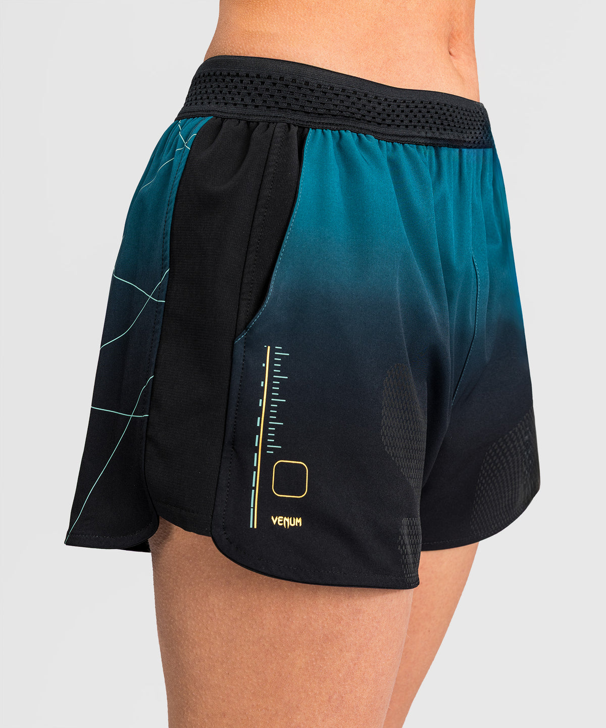 Venum Tactical XT Pantalón Corto de Entrenamiento Mujer - Negro/Verde Bosque