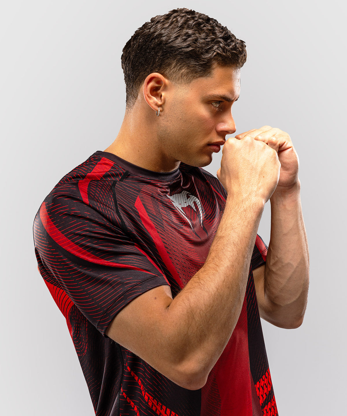 T-shirt Dry Tech Venum Galactic 3.0 - Rouge/Argent