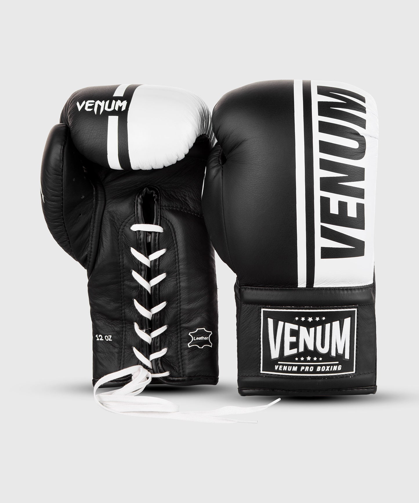 Guantoni da boxe Venum Shield Pro con lacci - Nero/Bianco