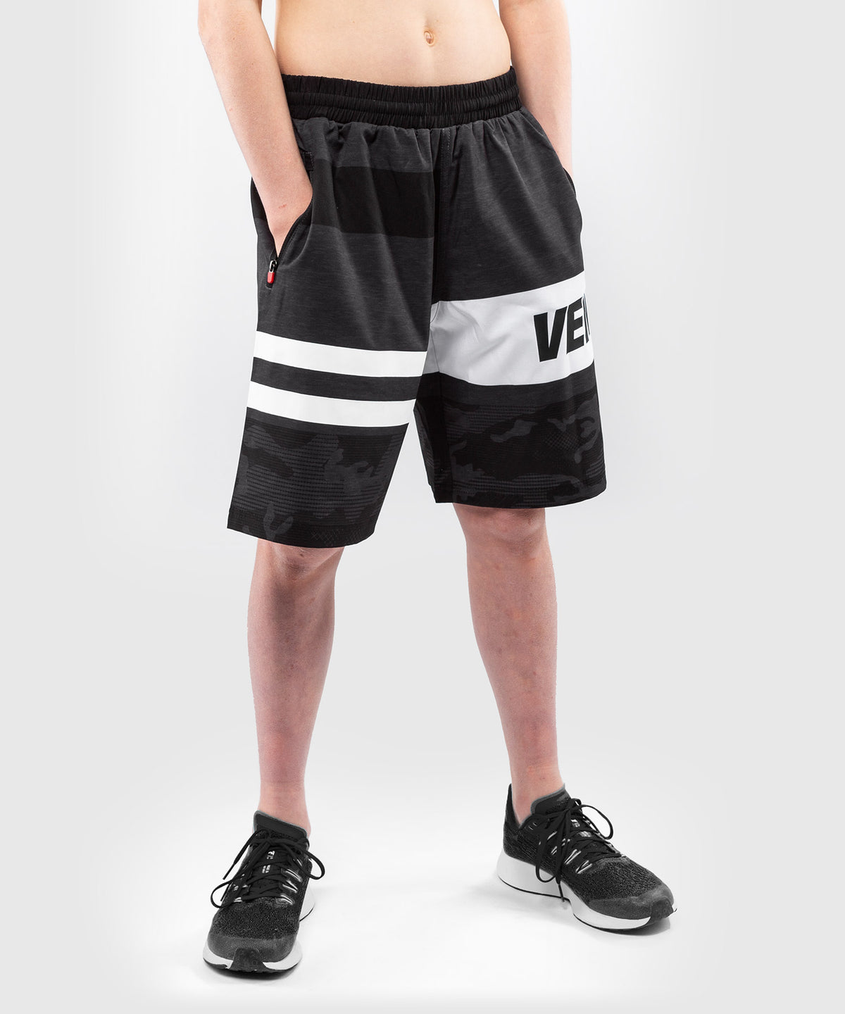 Venum Bandit Training Shorts - Kinder - Schwarz/Grau