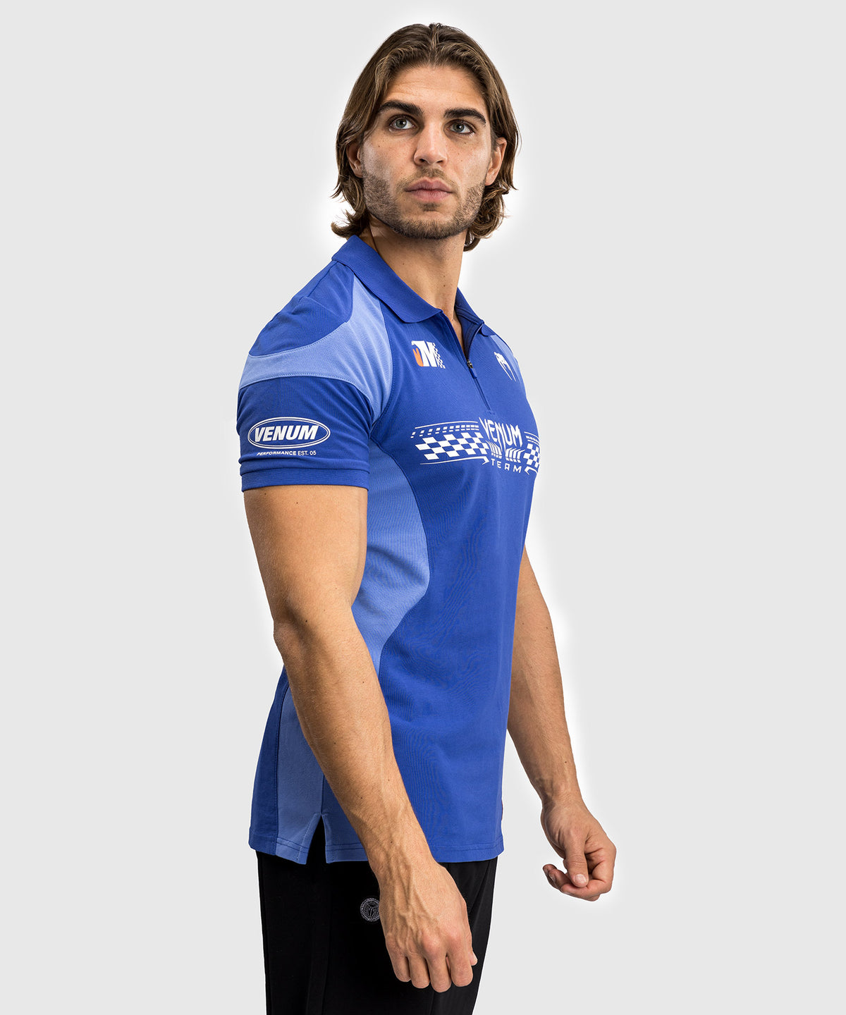 Venum Motorsport Baumwoll-Polo - Königsblau