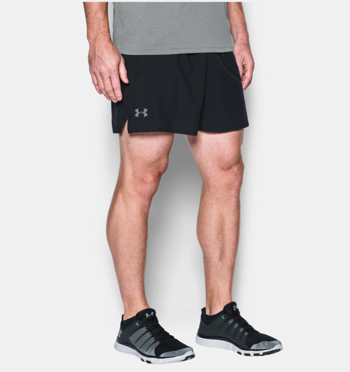 Under Armour Qualifier Shorts – Negro