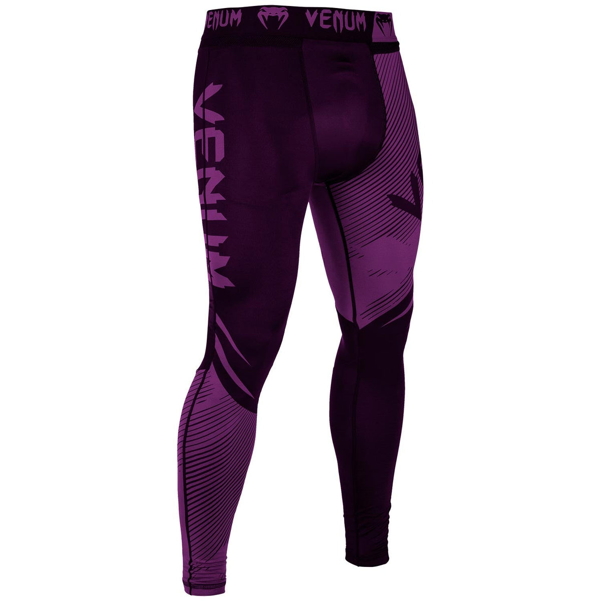 Pantalon de Compression Venum NoGi 2.0 Approuvé IBJJF - Noir/Violet
