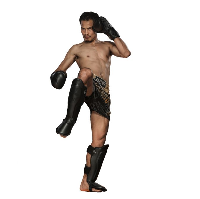King Pro Boxing Schienbeinschoner - Schwarz/Schwarz