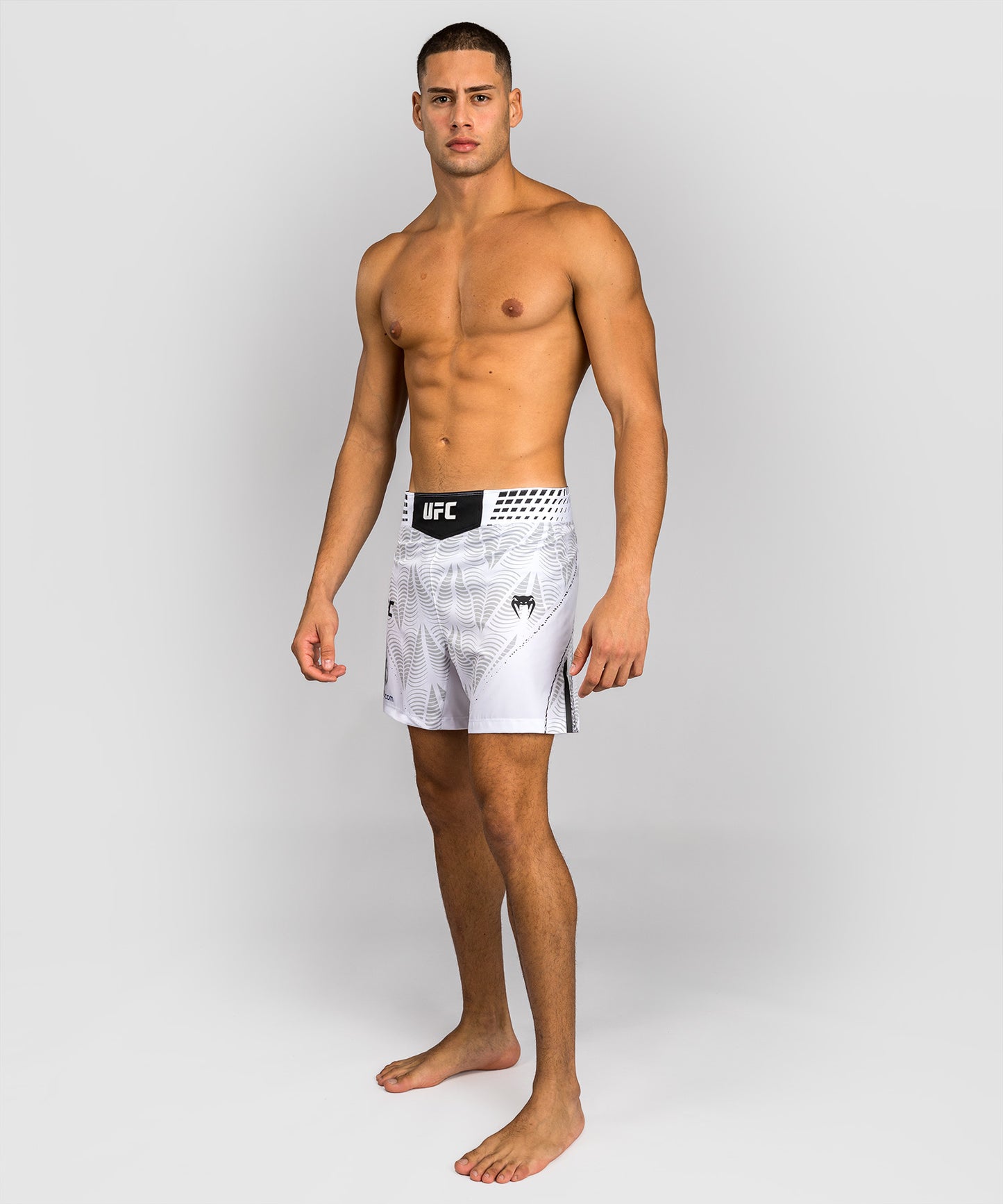 Men's UFC Zenith by Venum White Authentic Fight Night Short Fit Fight Short