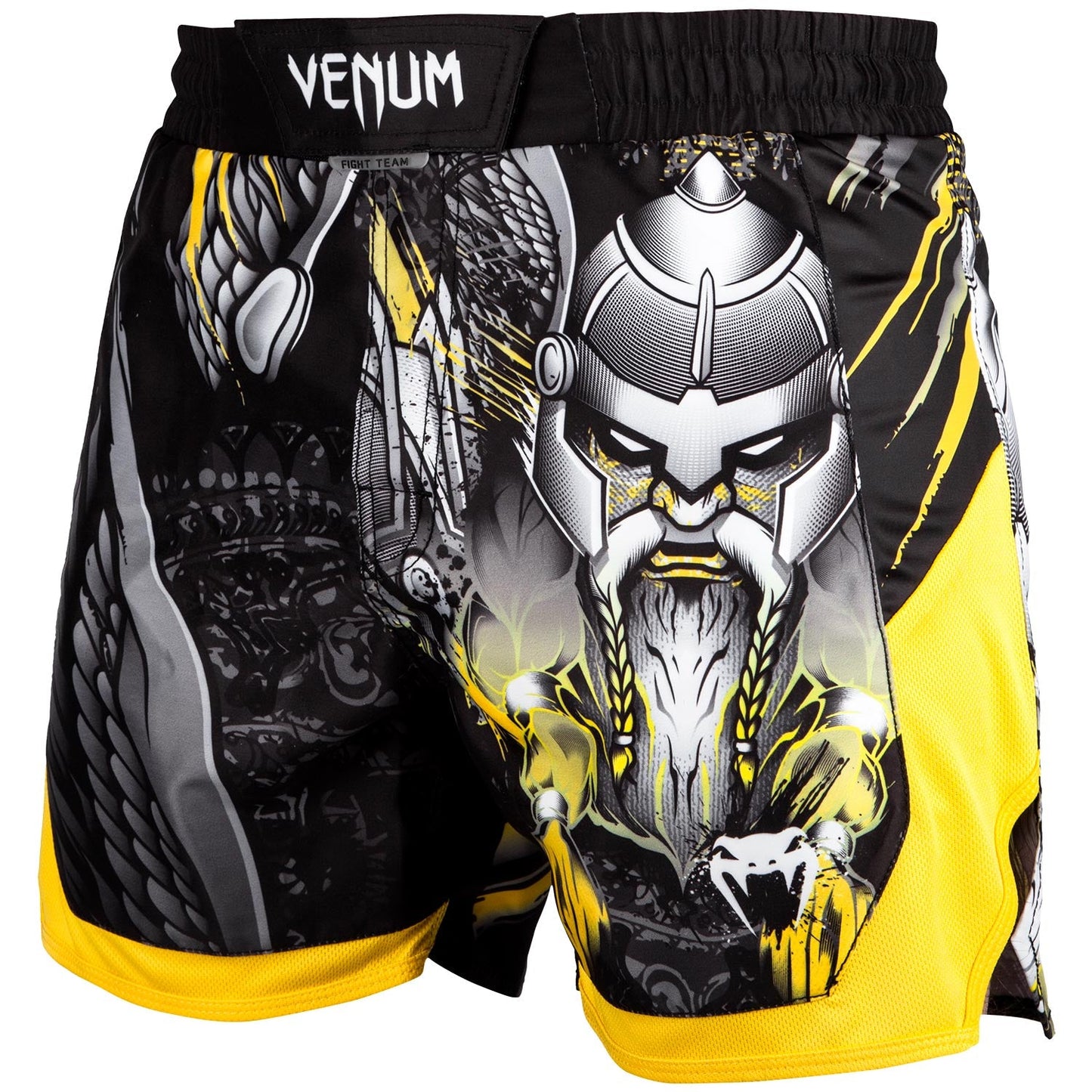 Venum Viking 2.0 short fightshorts - Black/Yellow