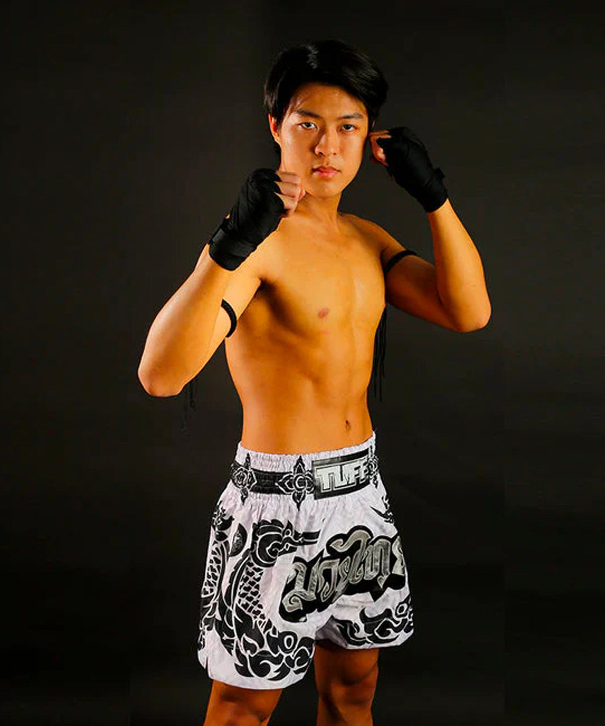 Short de Muay Thai Tuff The Great Hongsa - Blanc