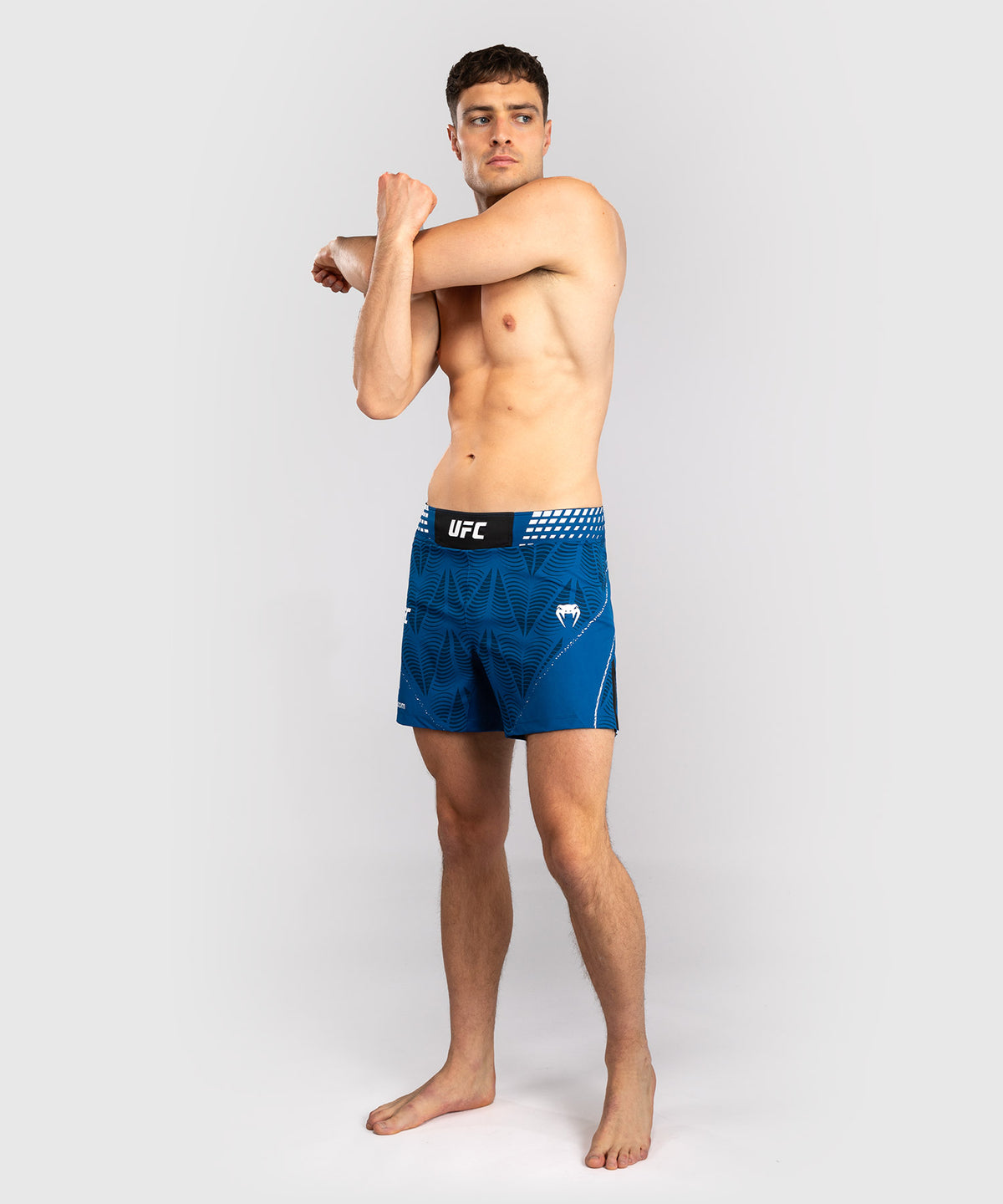 Men's UFC Zenith by Venum Blue Authentic Fight Night Short Fit Fight Short