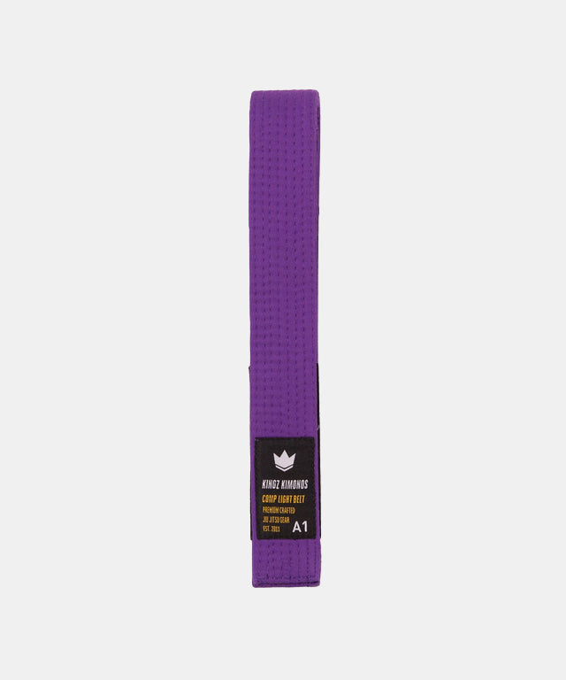 Kingz Light Comp BJJ Belt - Purple