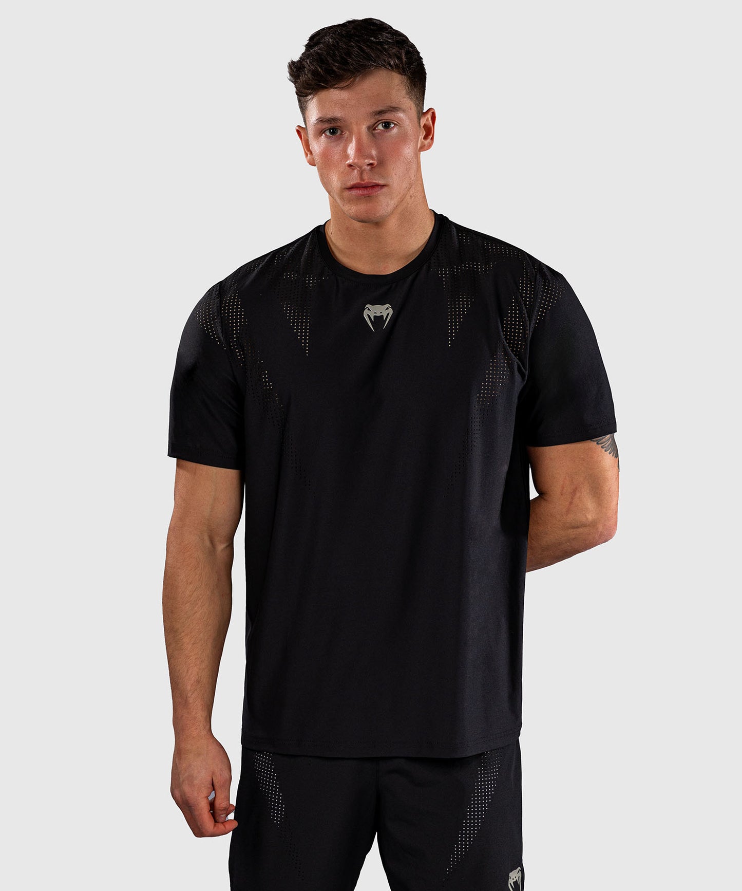 Venum Lazer Dry-Tech-T-Shirt - Schwarz/Grau