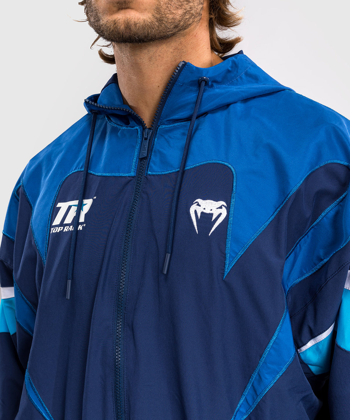 Venum x Top Rank Original Giacca da Tuta con Cappuccio da Uomo - Blu Navy