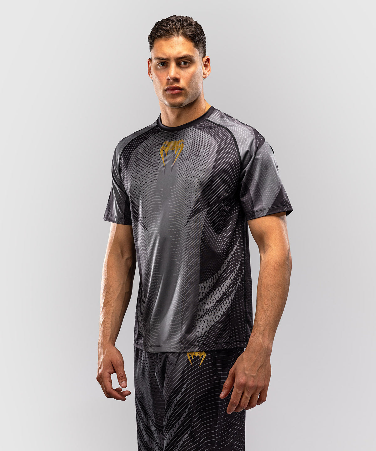 Venum Galactic 3.0 Dry Tech T-Shirt - Black/Gold