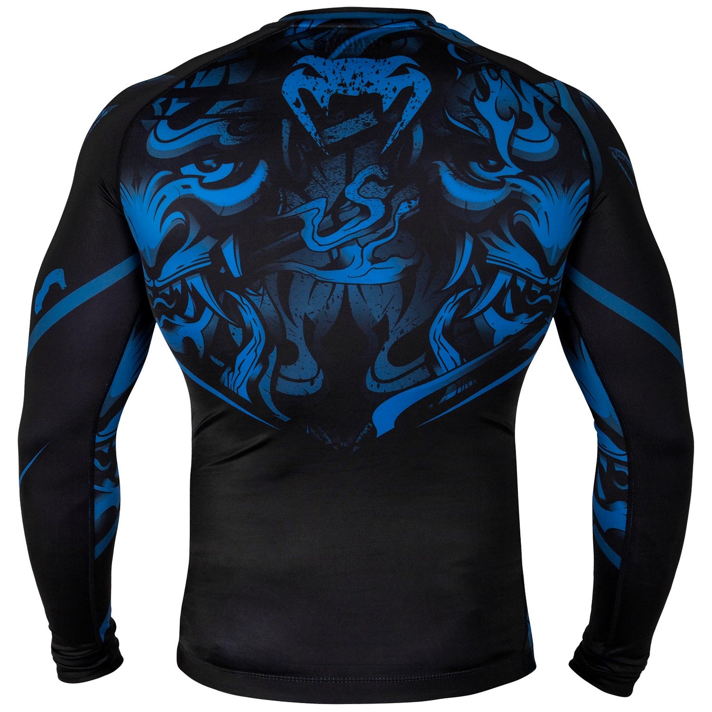 Venum Devil Rashguard - Langarm - Marineblau/Schwarz
