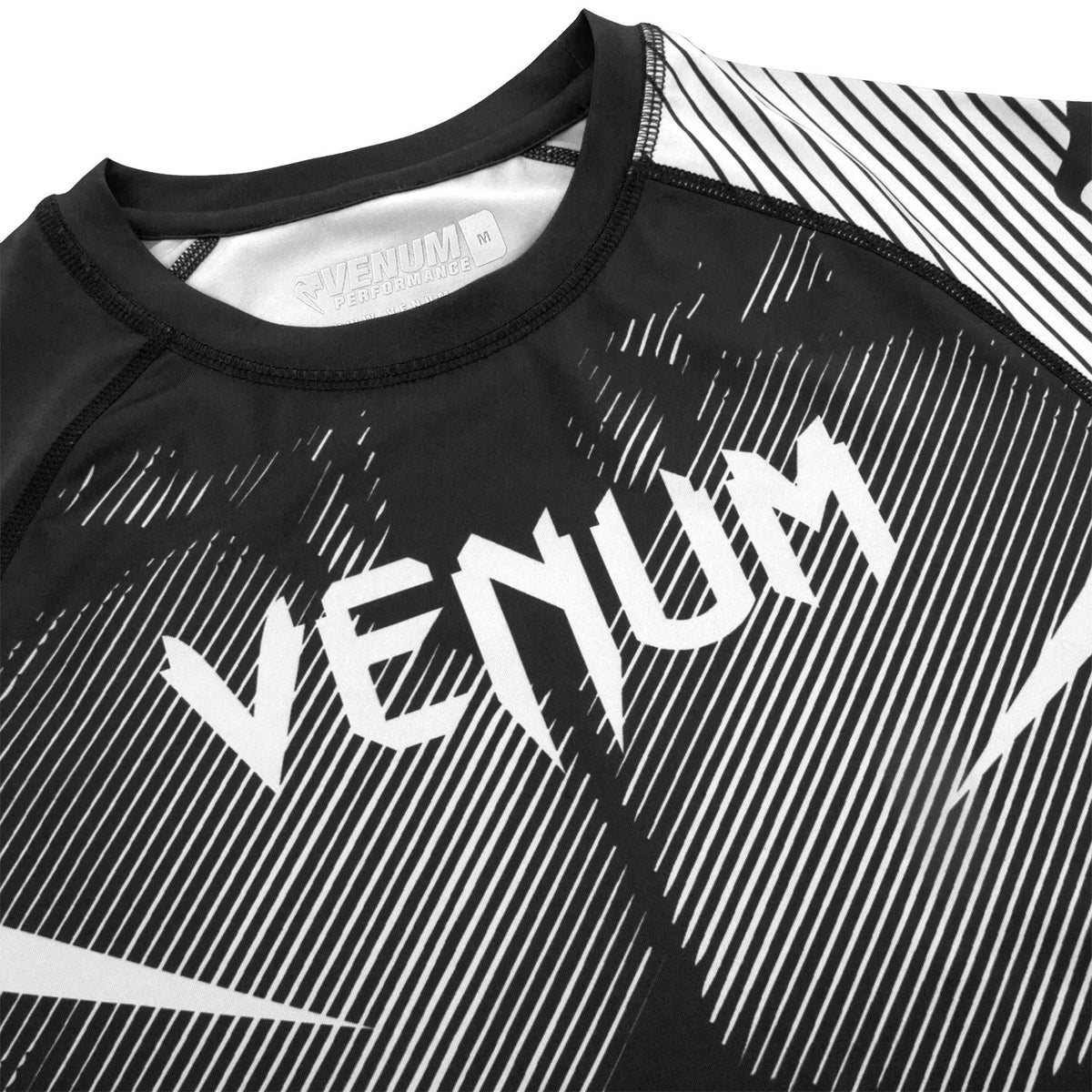 Rashguard Venum NoGi 2.0 - Manches Longues Approuvé IBJJF - Noir/Blanc