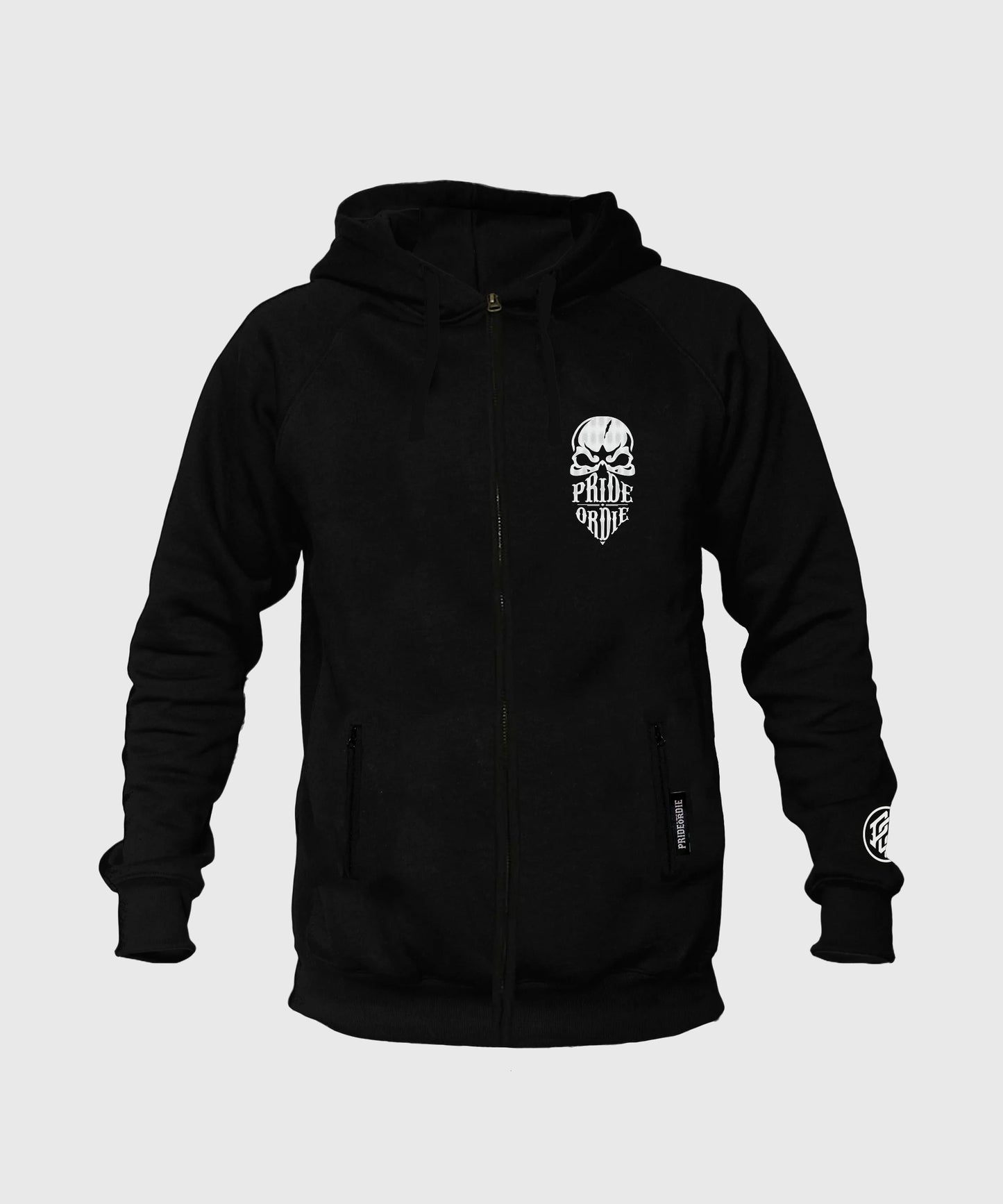 Pride Or Die Reckless Sudadera con Cremallera - Negro/Blanco