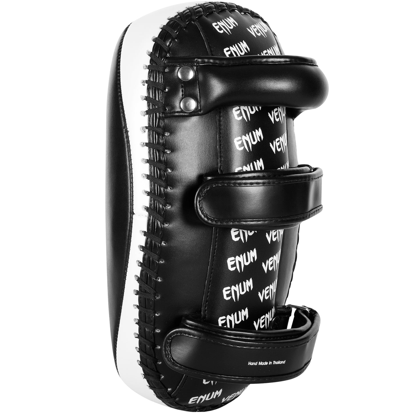 Paos de Kick Venum Light – Cuir Skintex – Noir/Blanc glacé (Paire)