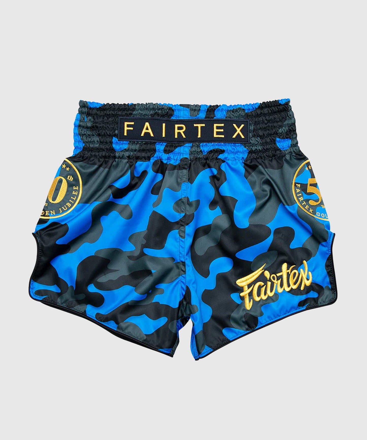 Fairtex Jubilé D'Or Solide Pantaloncini Muay Thai - Oro