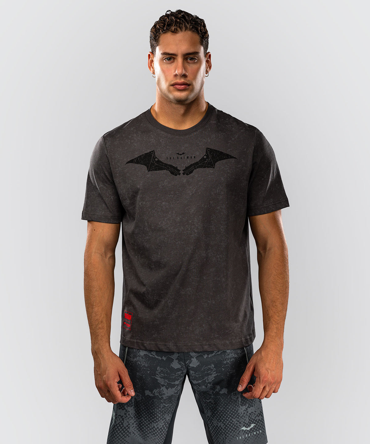 Venum x Batman T-shirt in cotone - Grigio/Nero/Rosso