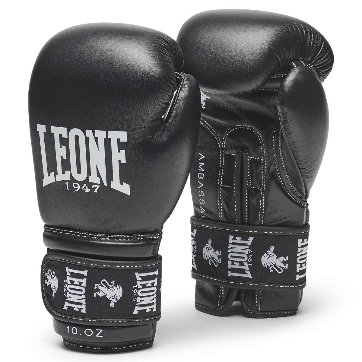 Leone Ambassador Gn207 Boxing Gloves - Black