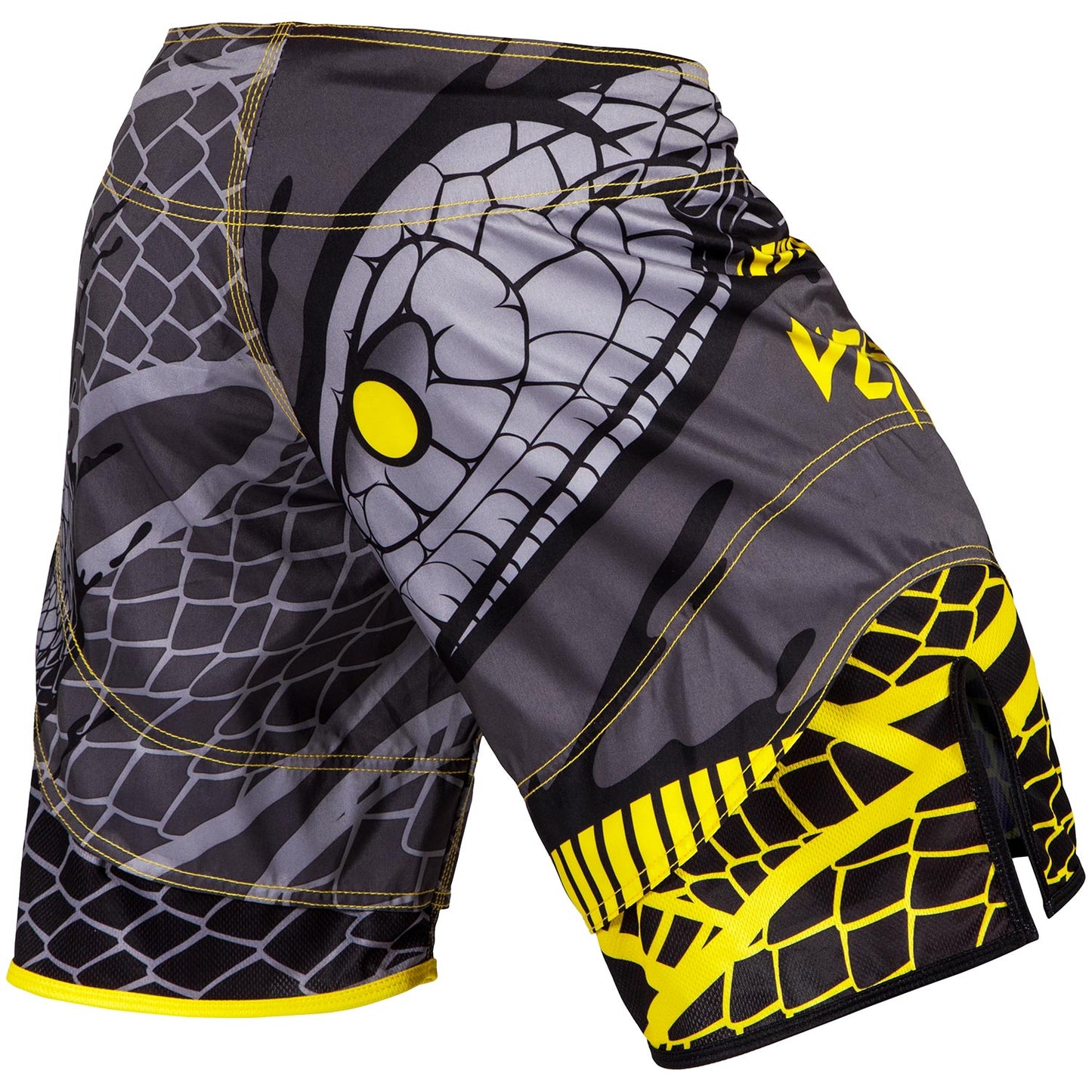Fightshort Venum Snaker - Noir/Jaune