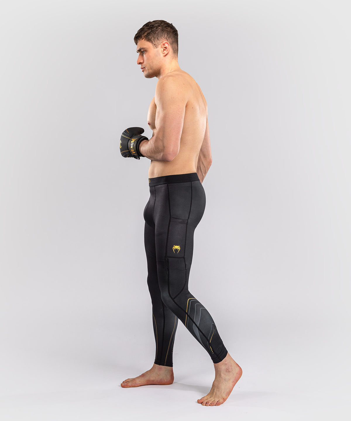 Venum Streamline Spats - Black/Gold
