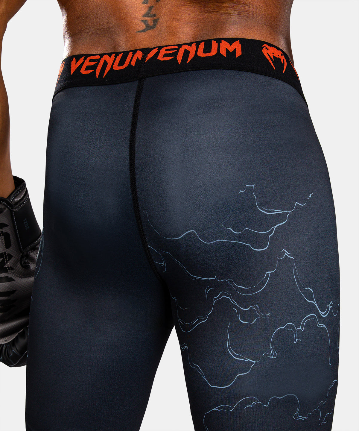 Venum Thunder Dragon Pantaloncini a Compressione – Nero/Grigio/Rame