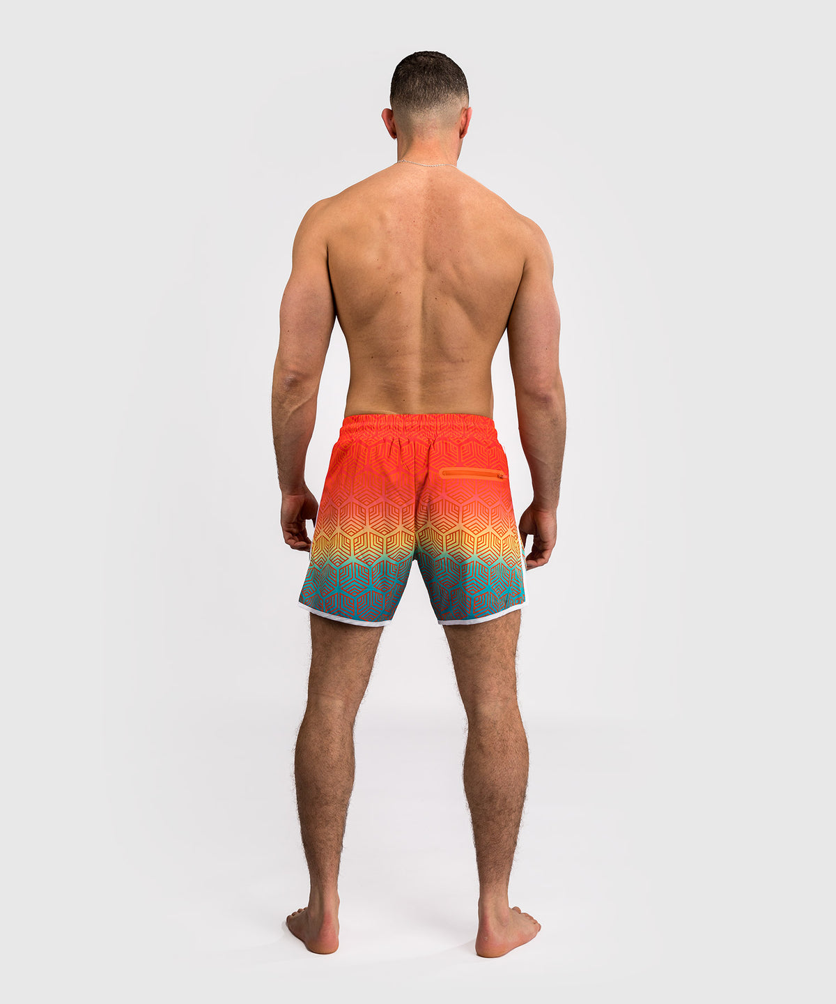 Venum Octane Boardshorts - Sunset Orange/Himmelblau