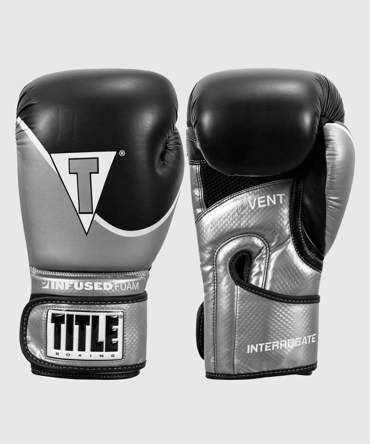 Gants de Boxe Title Boxing Infused Foam Interrogate 2.0 - Argent/Noir