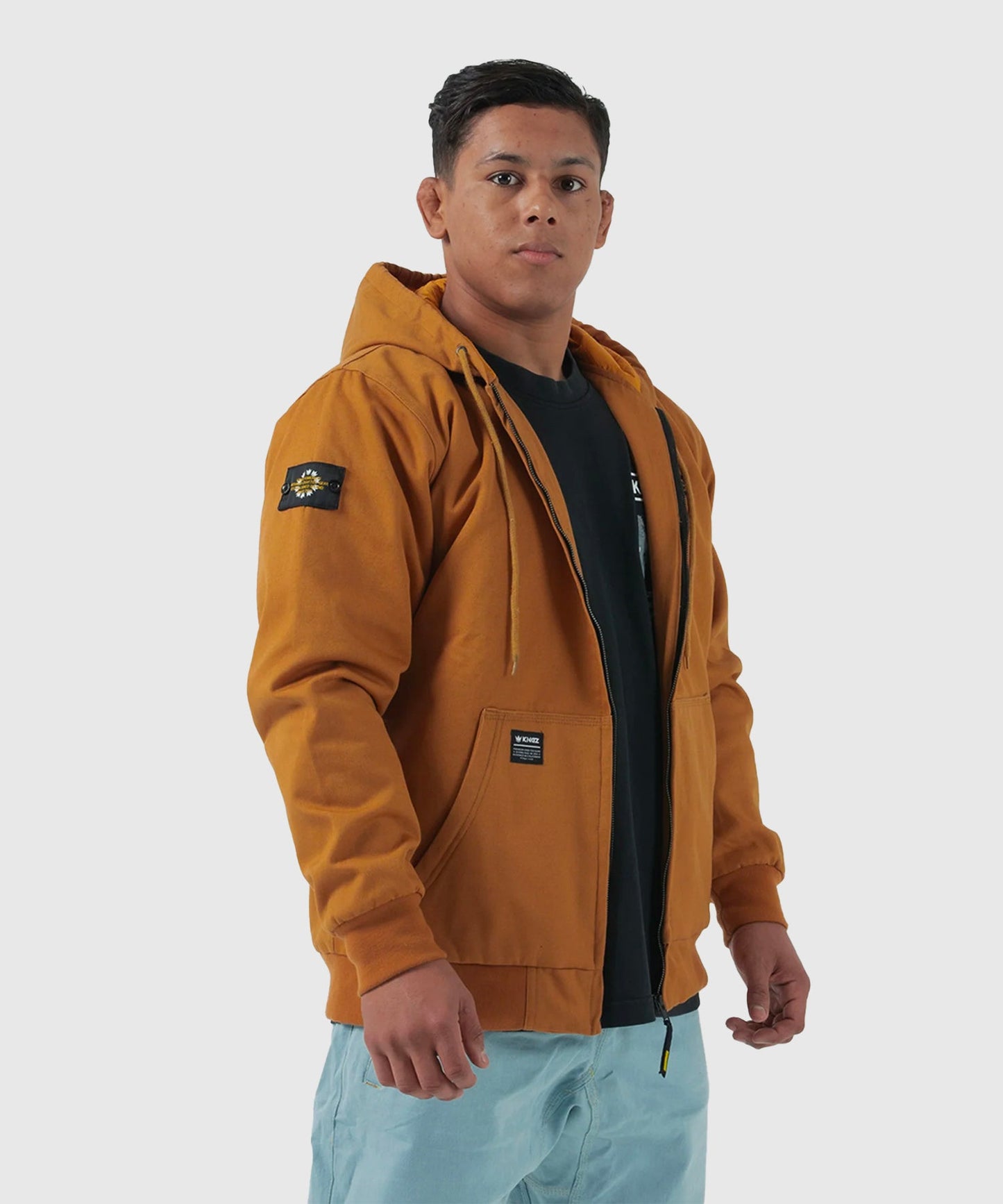 Kingz Canvas Jacket - Brown